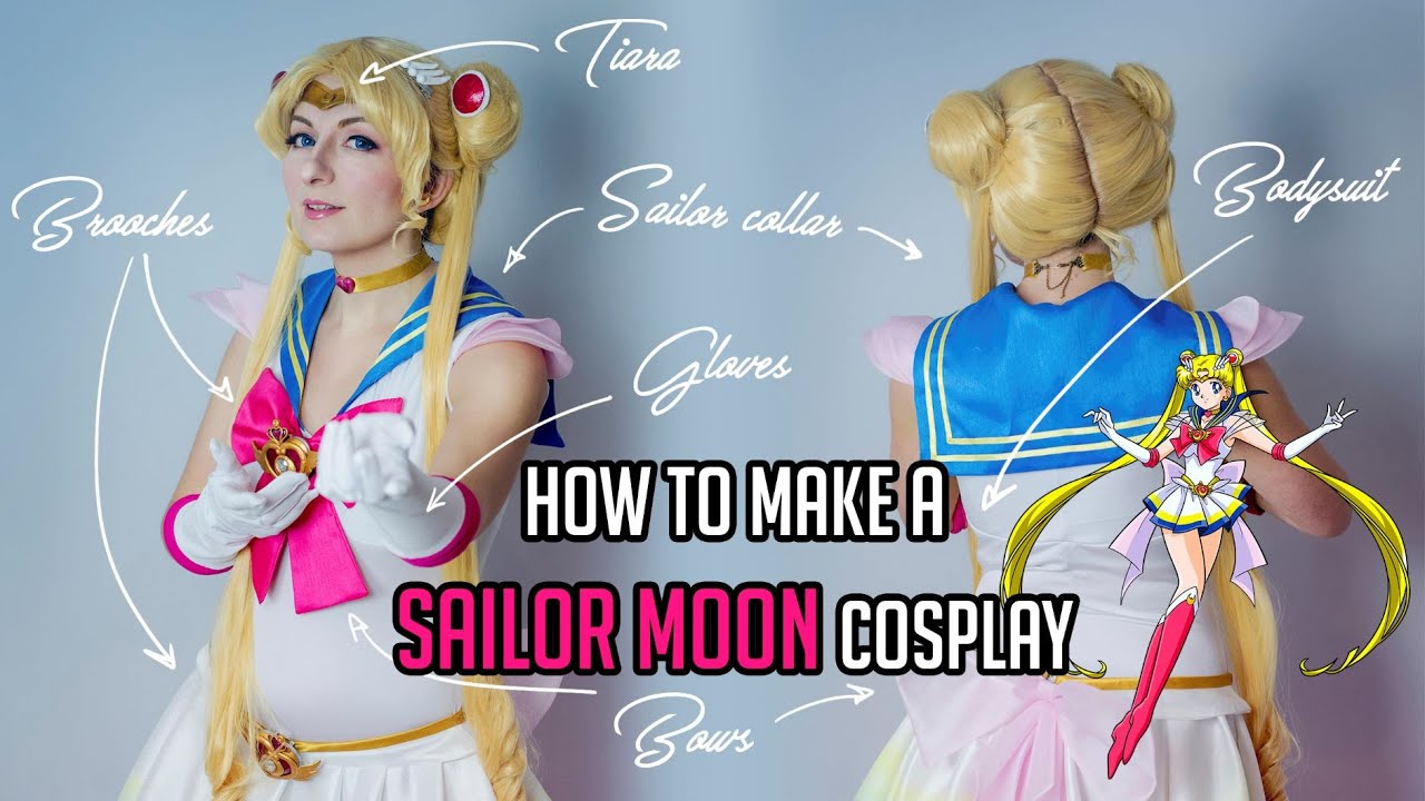 Sailor Moon Cosplay Tutorial - Learn how to make your own Bunny Tsukino magical girl uniform