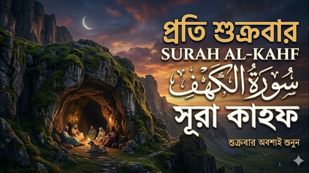 শুক্রবারের সেরা আমল ২০২৬| আবেগময়কণ্ঠে সূরা আল কাহফ | SURAH AL KAHF | سورة الكهف| Alaa Aqel