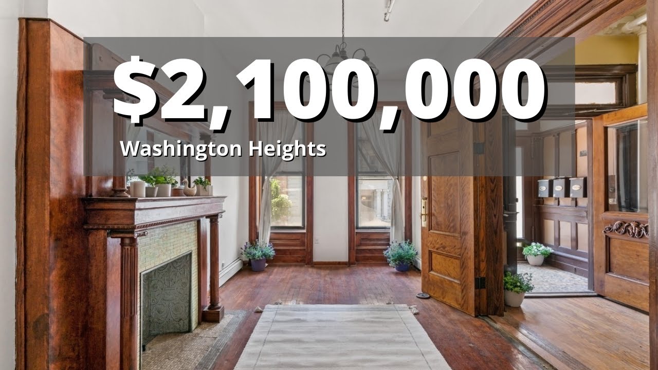 Inside a $2.1 Million Washington Heights, NYC Townhouse | Legal 4-famIly with 4 free-market units!