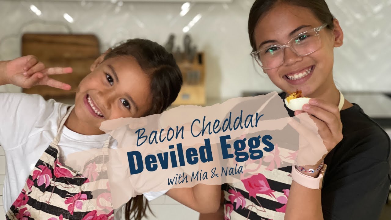 Bacon Cheddar Deviled Eggs