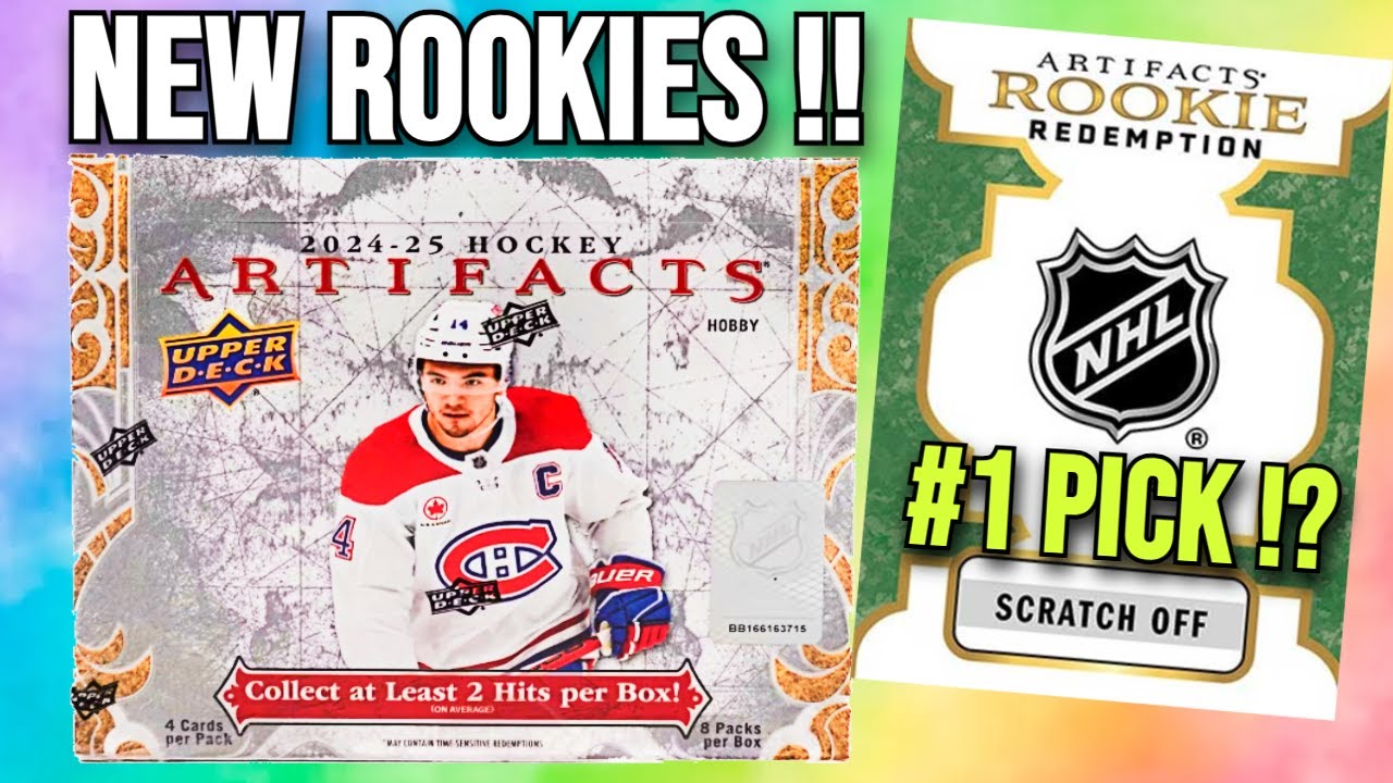 #1 НОВИЧОК РУБИТ !!? Открытие Hockey Hobby Box от Upper Deck Artifacts на сезон 2024-25!!