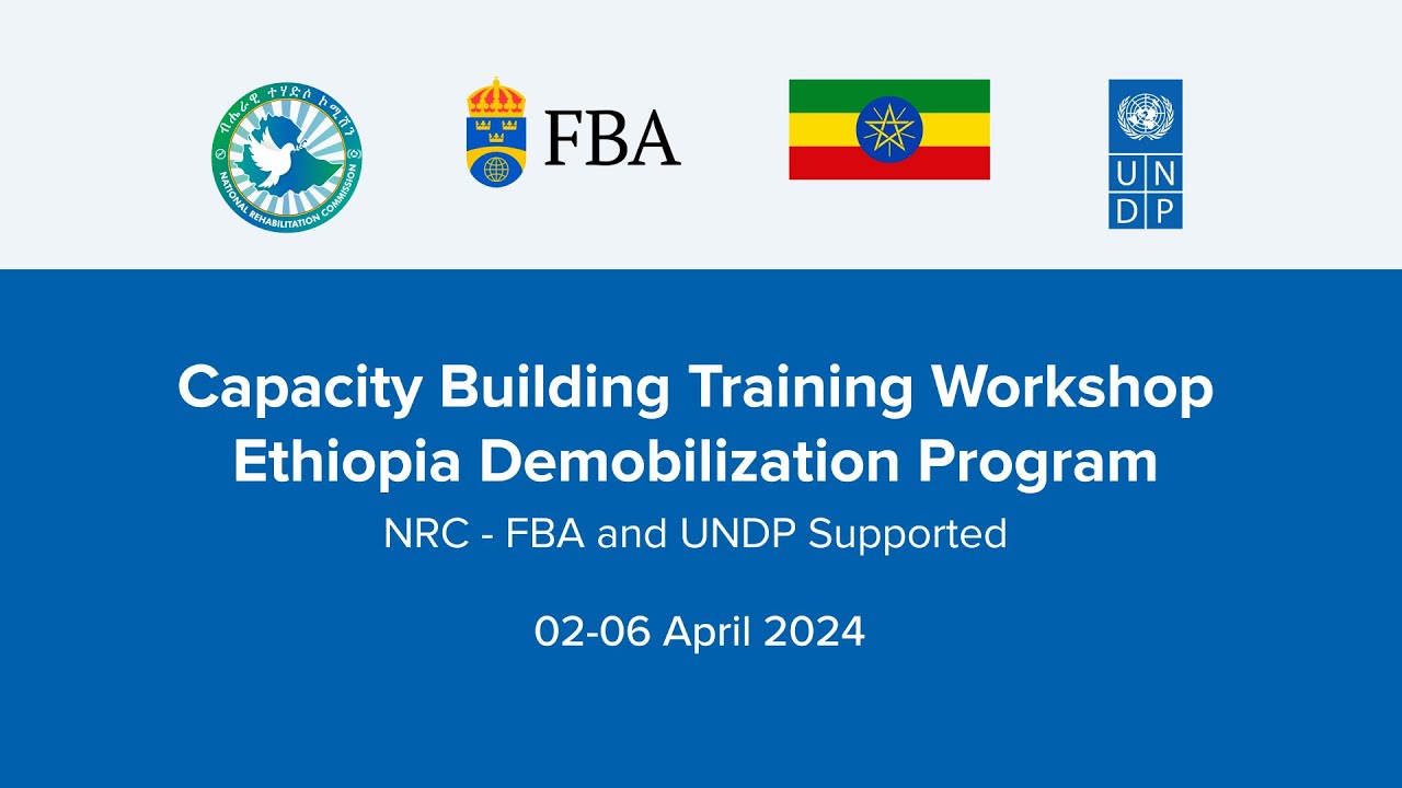 Capacity-Building Training Workshop on the Ethiopia Demobilization Program