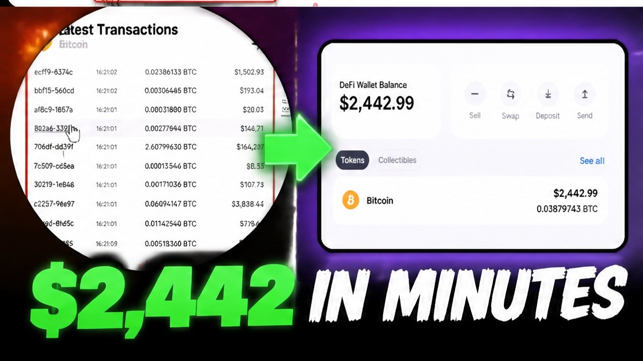 I Earned $2,442 in minutes with Free Crypto Tools (Live Proof)