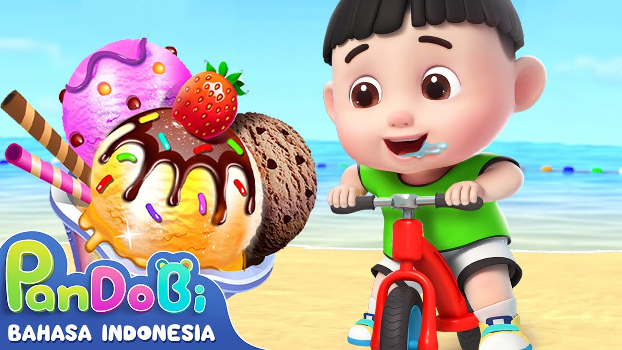 Wah, Es Krim! | Lagu Es Krim Anak | Lagu Camilan Anak | Lagu Anak| Super Pandobi Bahasa Indonesia