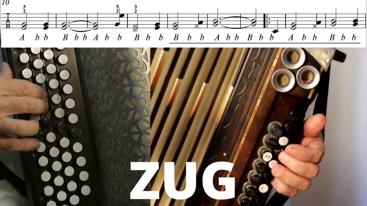 I bin a Steirerbua - Griffschrift Steirische Harmonika