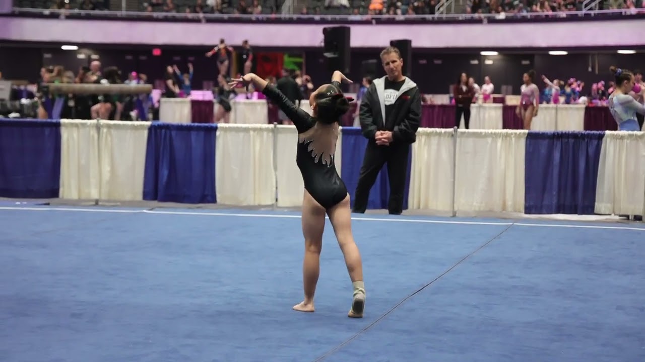 Olivia Zhang 1st Floor PERFECT 10.0 Long Beach Open 2026 Wildfire Gymnast Level 3