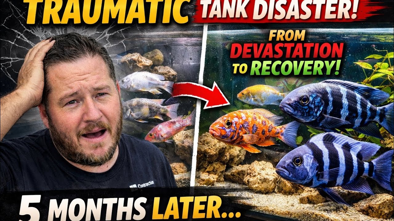We’re Back! But Did All the Fish Survive? | African Cichlid Tank Disaster & Recovery