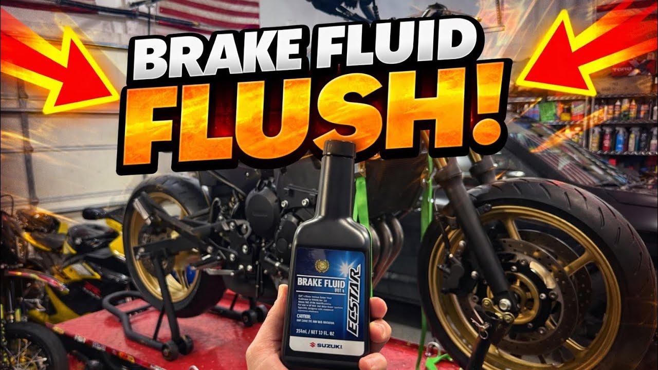 Замена тормозной жидкости! Yamaha FZ6R (любой мотоцикл)
