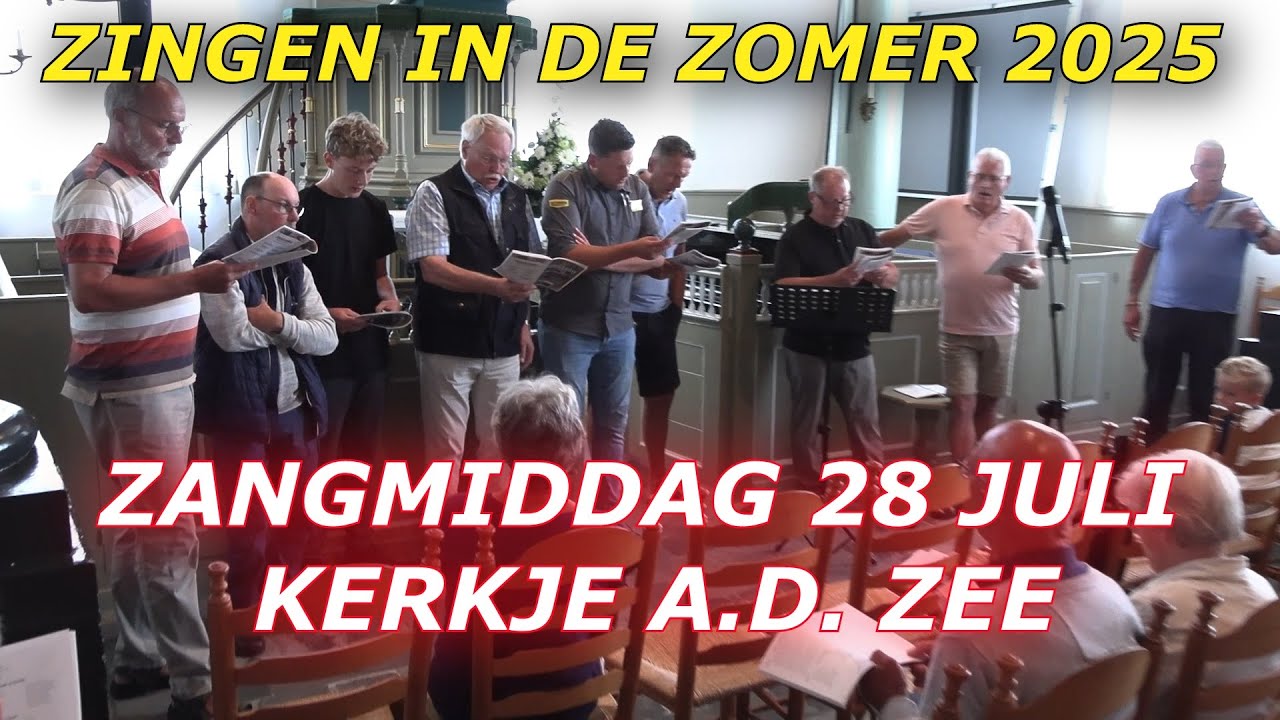 Zangmiddag Kerkje aan de Zee o.l.v. Jurie Noorloos