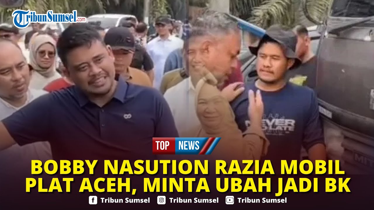 🔴Viral Bobby Nasution Razia Kendaraan Plat Aceh, Minta Diganti jadi Plat Medan, Haji Uma Murka