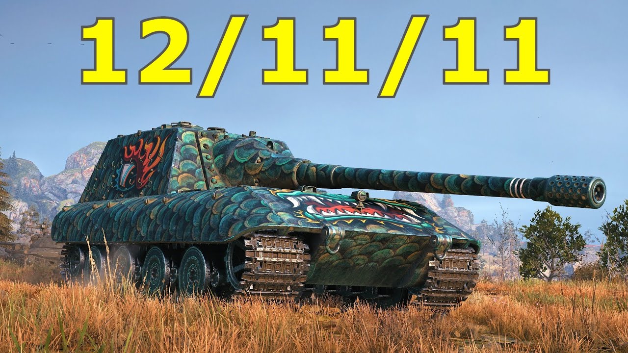World of Tanks Jagdpanzer E 100 - Fighting In Boss Style.