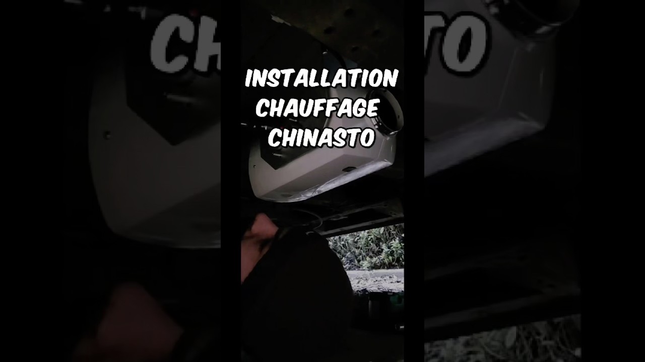 Installation d&rsquo;un chauffage Chinasto pour #vanam&eacute;nag&eacute; #van #vanlife