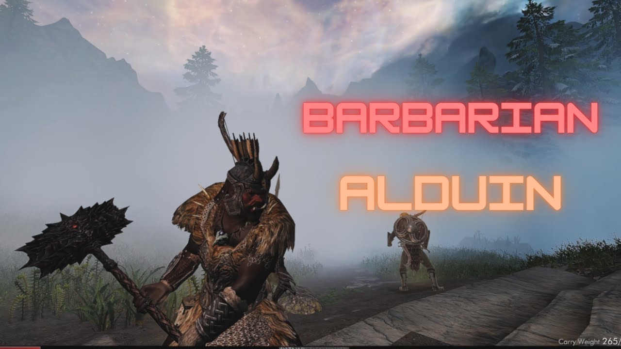 Barbarian - Alduin - Skyrim Requiem 3BFTweaks 3.2 Permadeath
