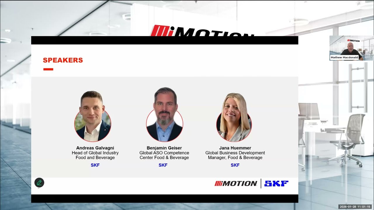 Motion x SKF Food and Beverage Webinar