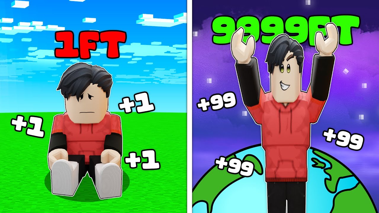 Roblox But You GROW  TALLER Every Second! (tagalog)