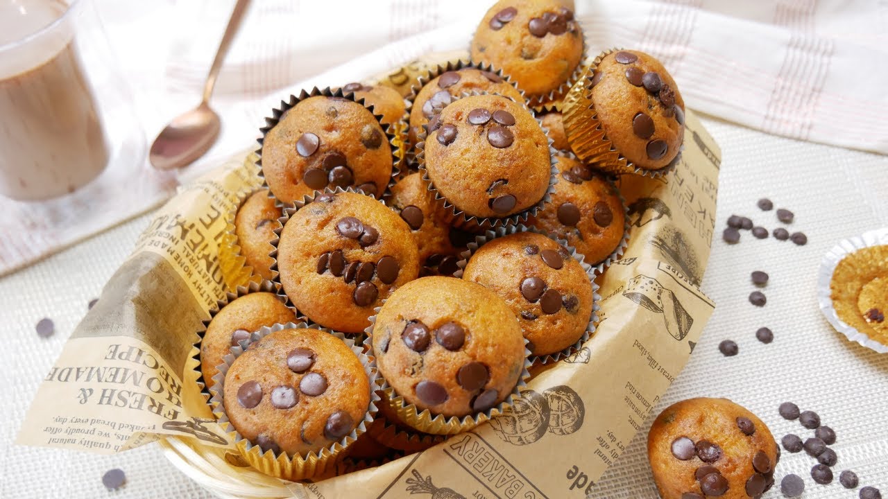 NO tardarás mas de 30 MINUTOS en tenerlas preparadas: MINI MUFFINS con chips de chocolate