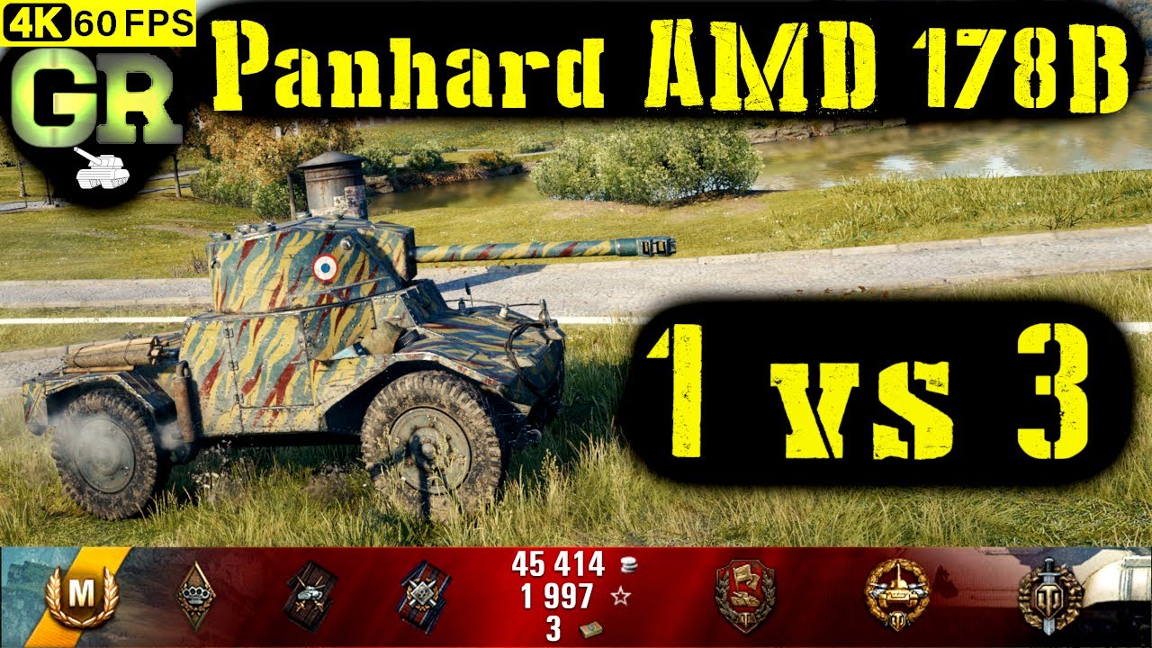 World of Tanks Panhard AMD 178B Replay - 7 Kills 2.5K DMG(Patch 1.4.0)