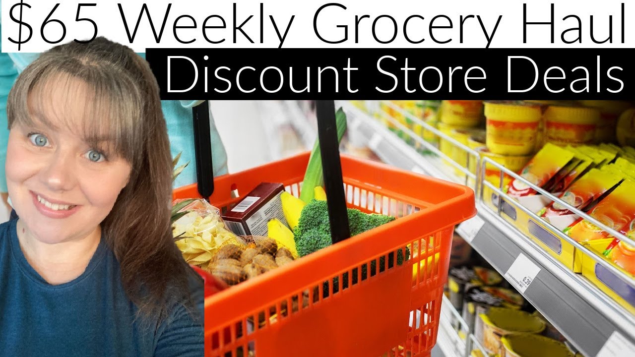 $65 Weekly Grocery Haul- Discount Store Deals!