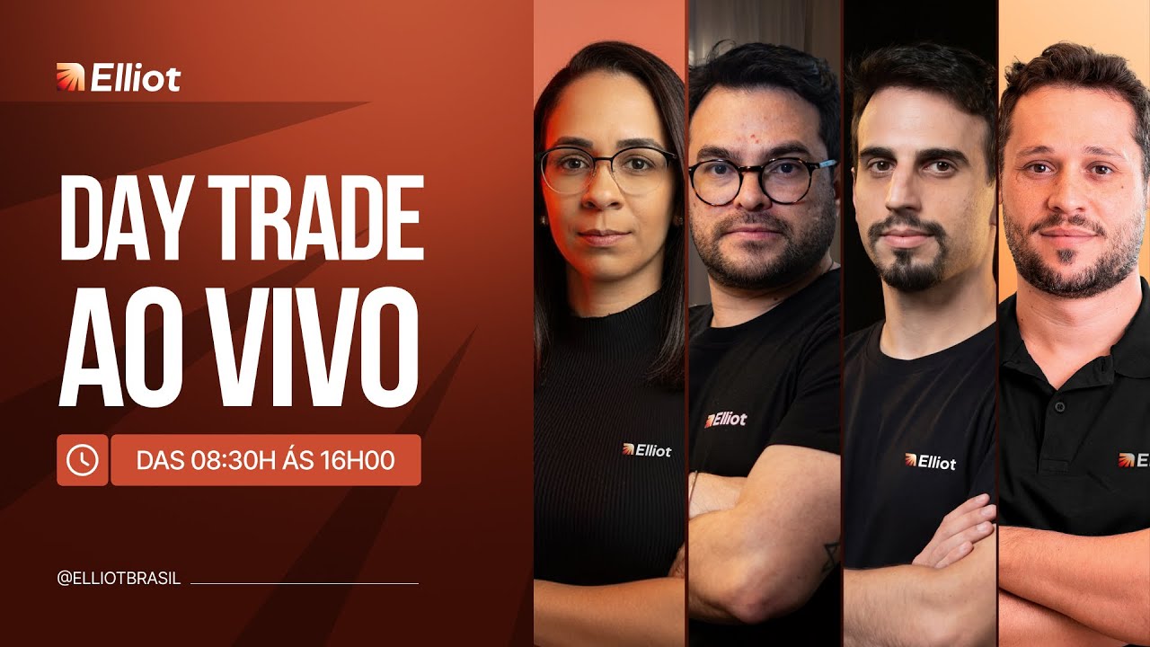 Day Trade ao Vivo na Elliot - Índice, Dólar, Bitcoin e Ações - 06/03/26