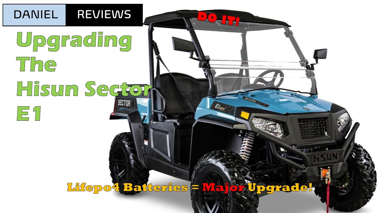 Hisun Sector E1 - Lifepo4 Battery Replacement / MAJOR UPGRADE!