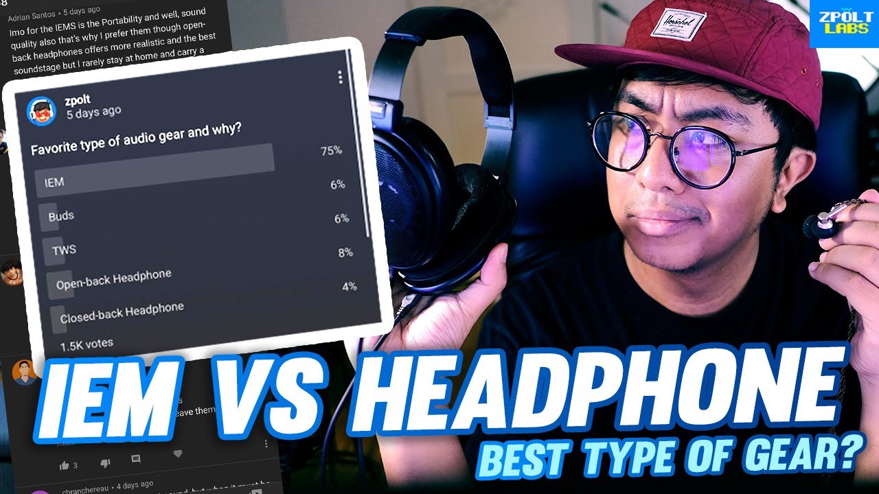 IEM vs Headphones vs TWS vs Earbuds? - REACTING to your COMMENTS on POLL!