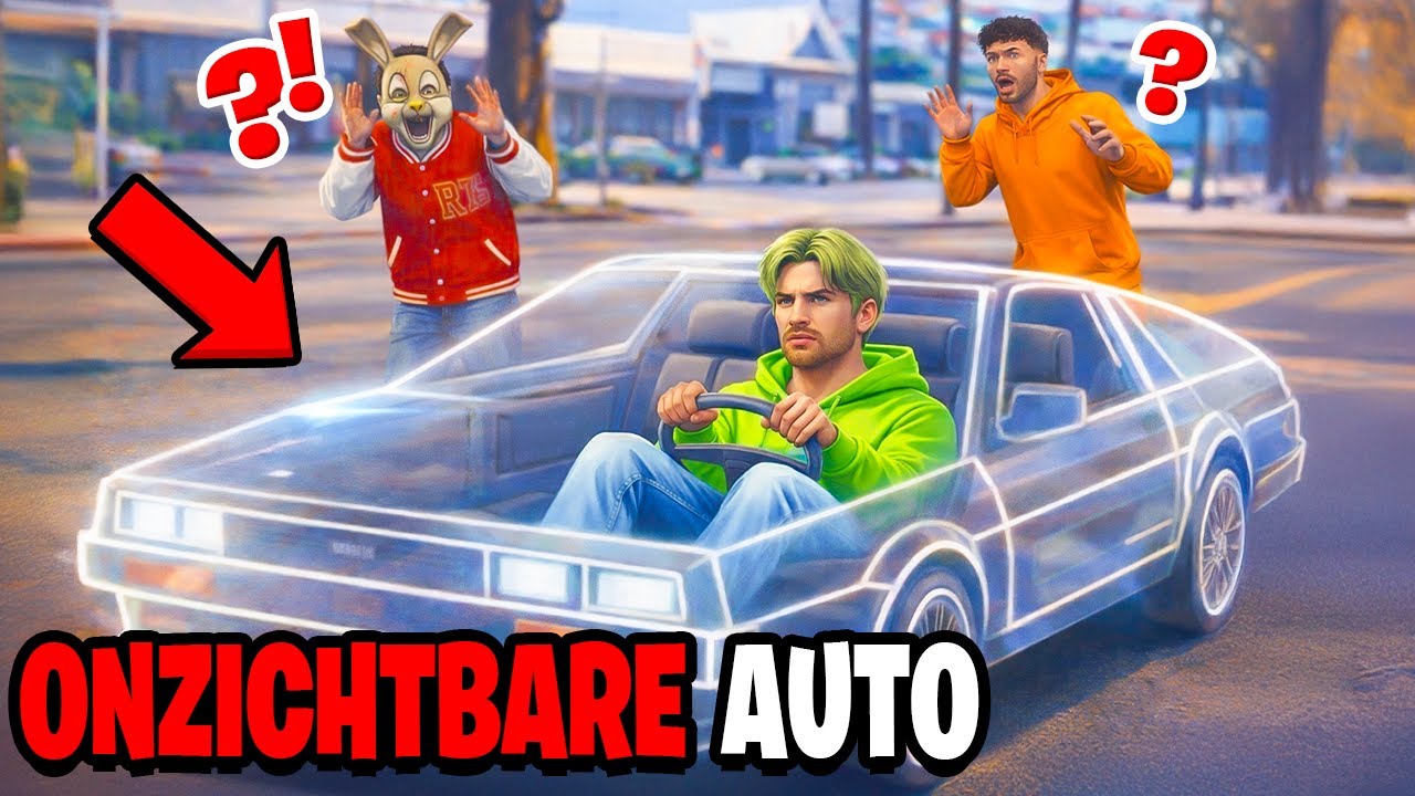 Jessy & Thorben Trollen In ONZICHTBARE AUTO In GTA!🫥