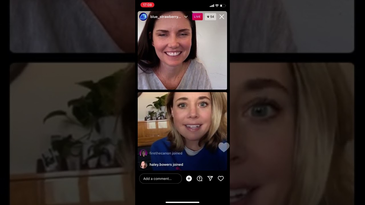 16.03.22 - Erika Henningsen Instagram Live with blue_strawberry_stl