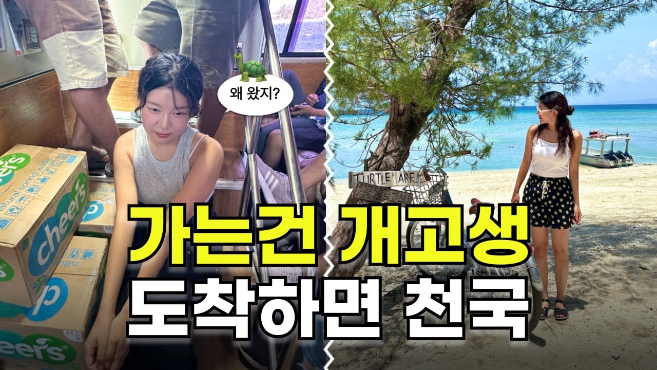 얼굴 넣으면 거북이가?🐢 길리 5박 6일 여행 vlog🇮🇩 (ft.윤식당 촬영지) | 가는법·숙소·맛집·스노클링 총정리 | 발리 한달살기 끝🥹