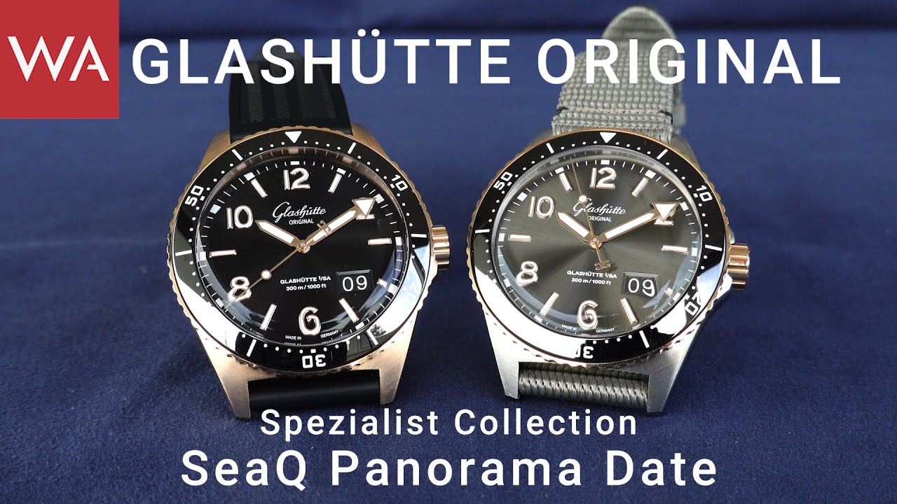 Hands-on: Glashütte Original SeaQ Panorama Date. New! Bicolor and Red Gold