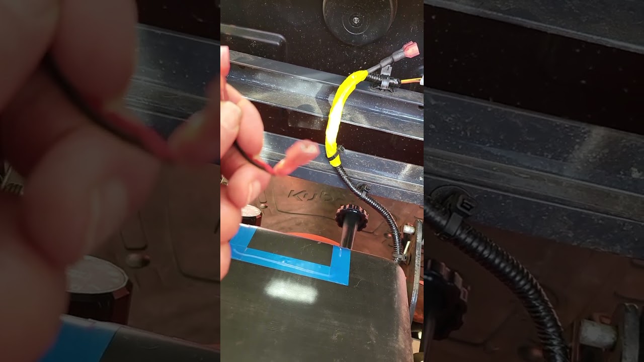 Kubota seat safety switch malfunction bypass.