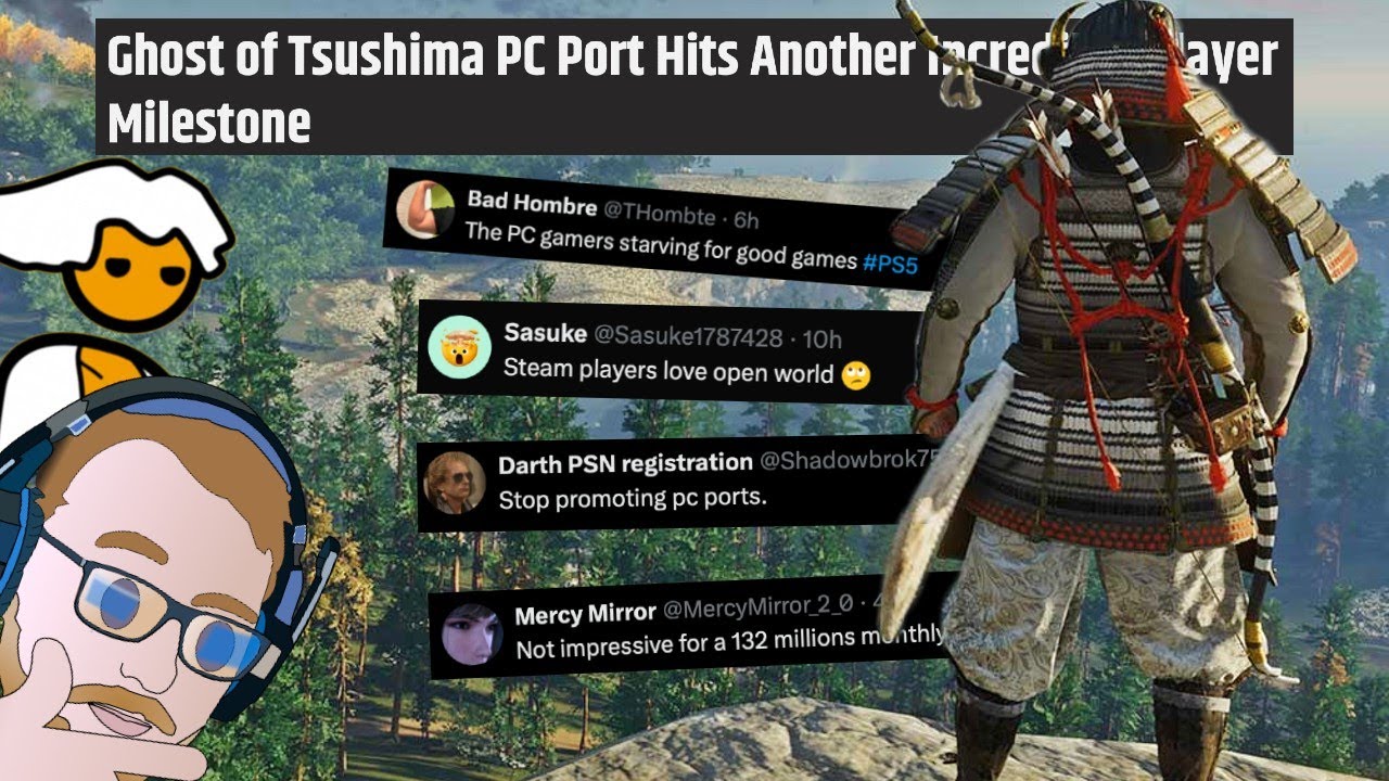 Ghost of Tsushima MASSIVE PC Launch Angers the PlayStation Fanboys For Some Reason