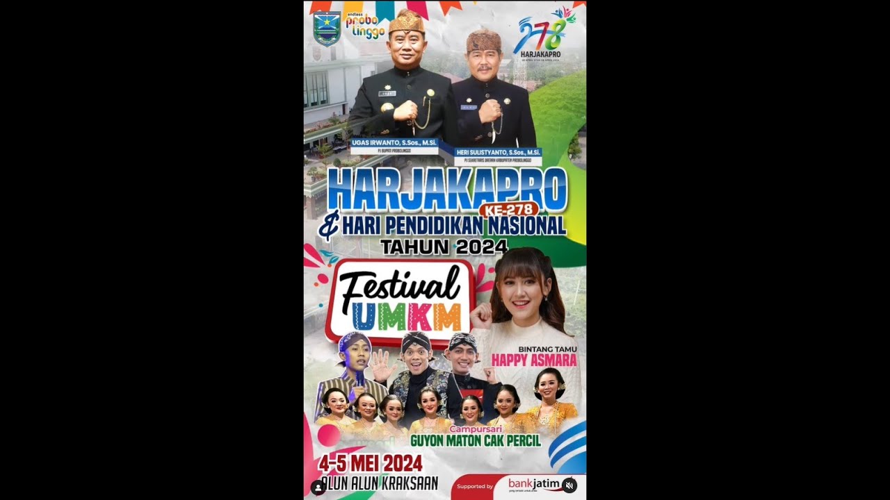 LIVE - HARJAKAPRO KE 278 & HARI PENDIDIKAN NASIONAL 2024 BINTANG TAMU HAPPY ASMARA