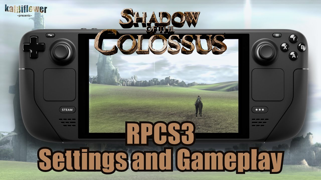 Shadow of the Colossus RPCS3 Settings and Gameplay on the Steam Deck OLED #rpcs3 #steamdeckoled
