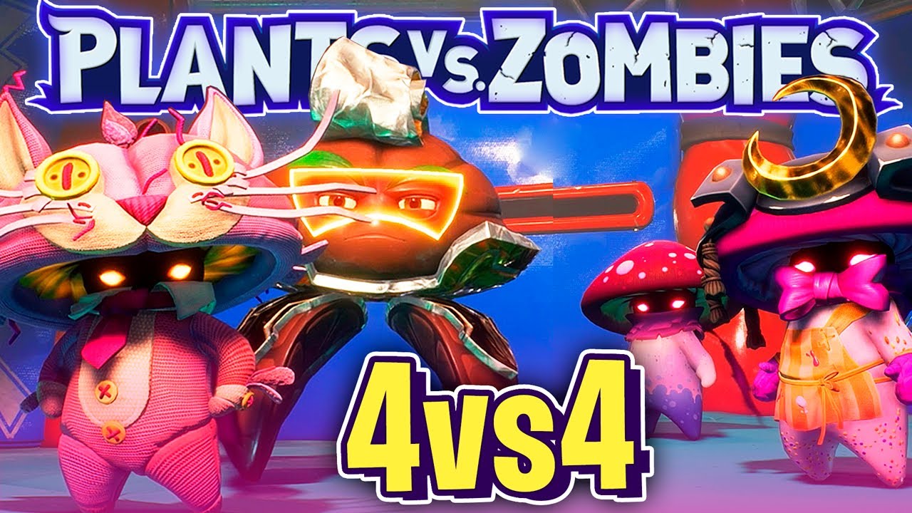 Vuelve el 4vs4 PERO se convierte en 2vs4 Arena de Batalla 😔😂 - PvZ Battle for Neighborville