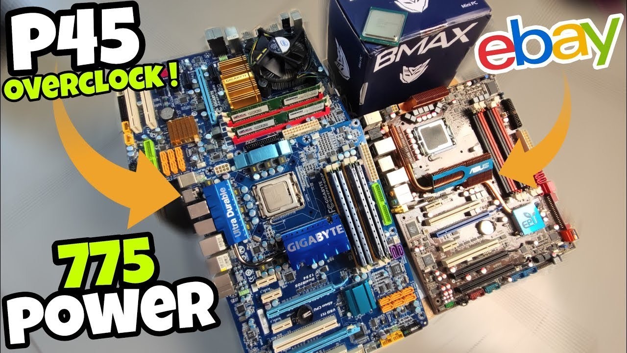 MOTHERBOARDS 775 para OVERCLOCK! INTEL P45 hardware BARATO en EBAY y BANGGOOD!