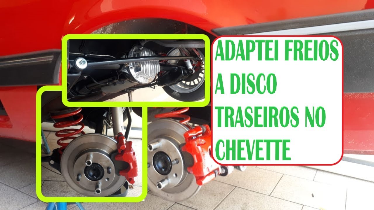 NOVOS FREIOS TRASEIROS PARA O CHEVETTE! - SERÁ QUE PARA?