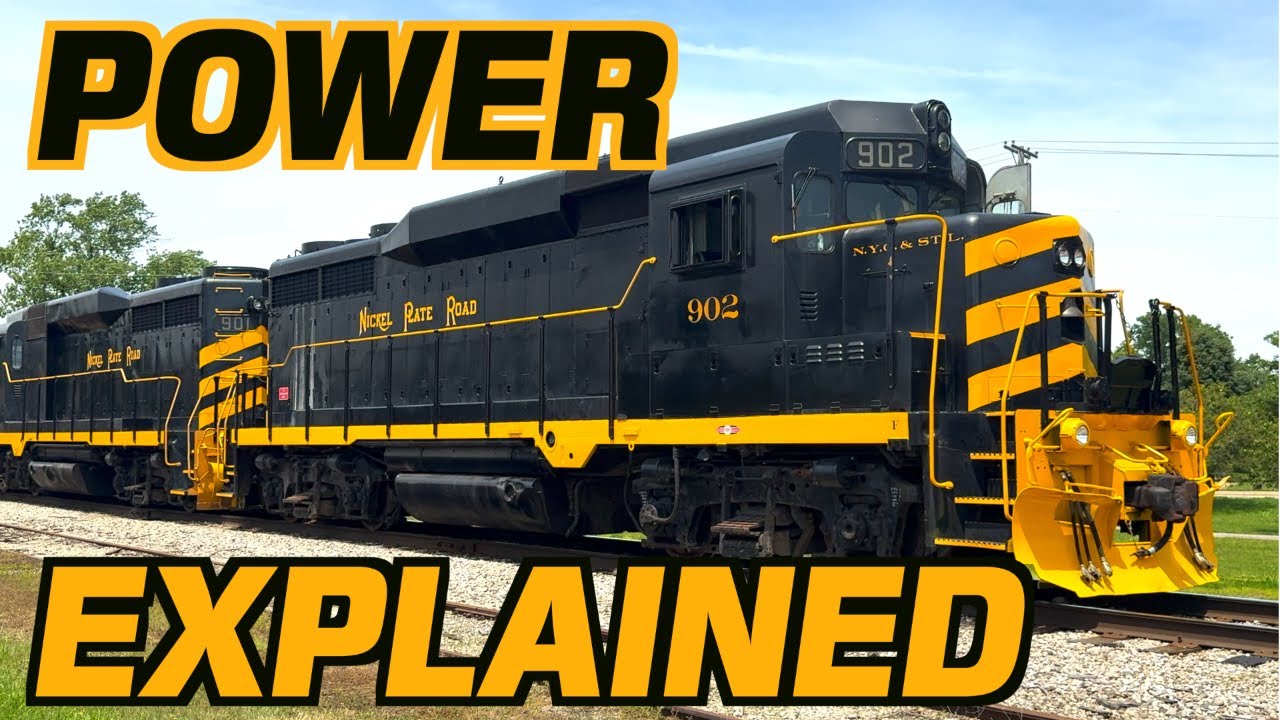 DIESEL LOCOMOTIVE POWER EXPLAINED - Go deep inside a GP30