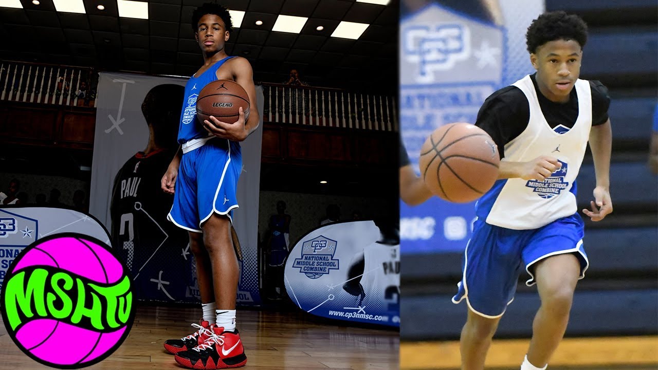 Robert Russell GOES OFF at the 2018 CP3 National Middle School Combine