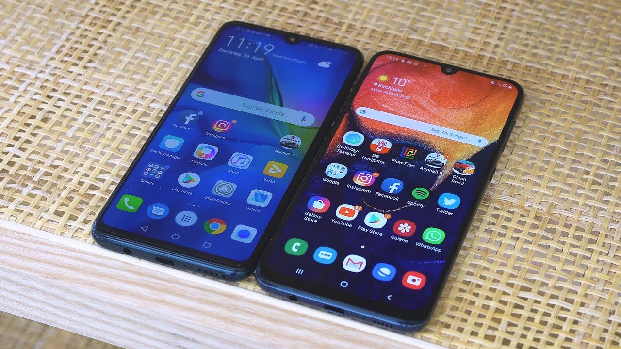 Samsung Galaxy A50 vs. Huawei P30 lite Test | deutsch