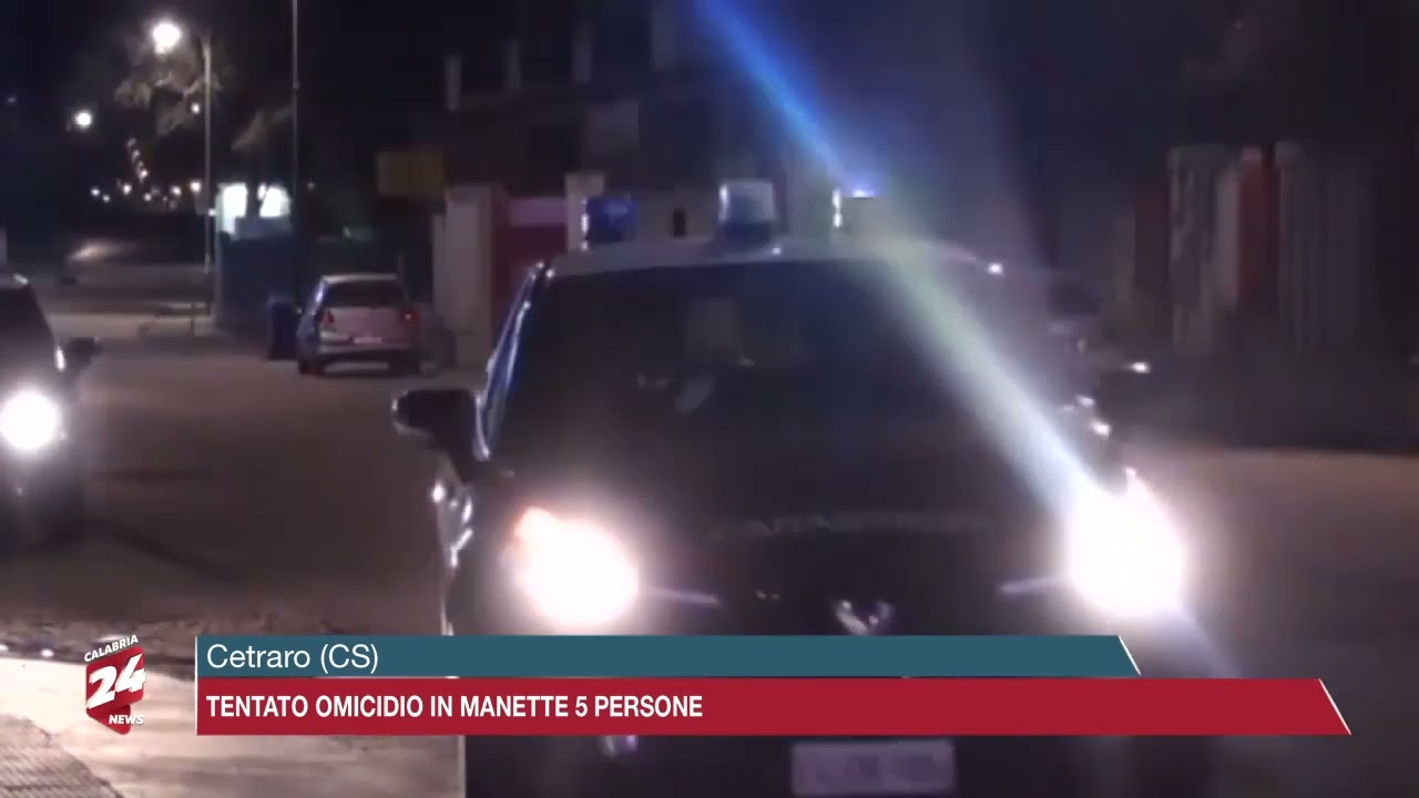 Cetraro (CS): Tentato Omicidio in manette 5 persone