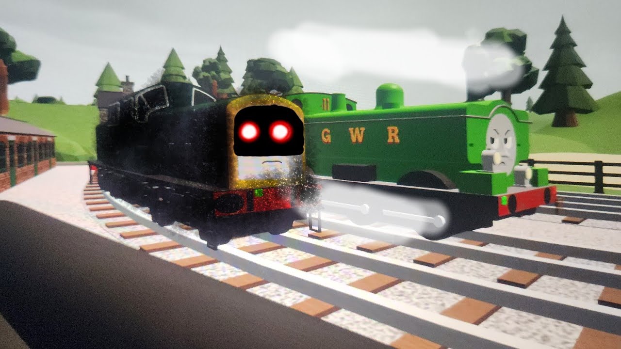 Sodor thunderstrike adaptation: duck and Derek chase