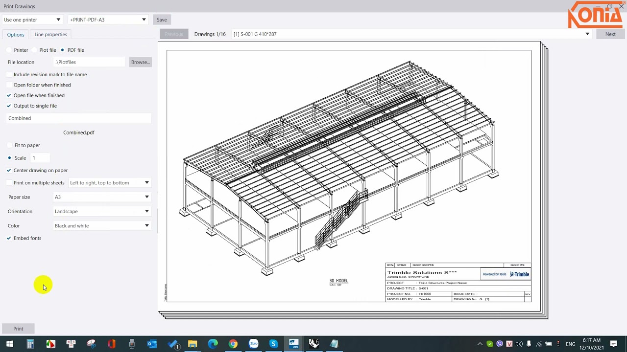 Tekla TIP #31 | Edit print line weight