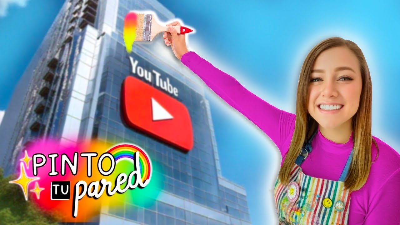 PINTÉ LAS OFICINAS DE YOUTUBE!!!! - PINTO TU PARED 🎨
