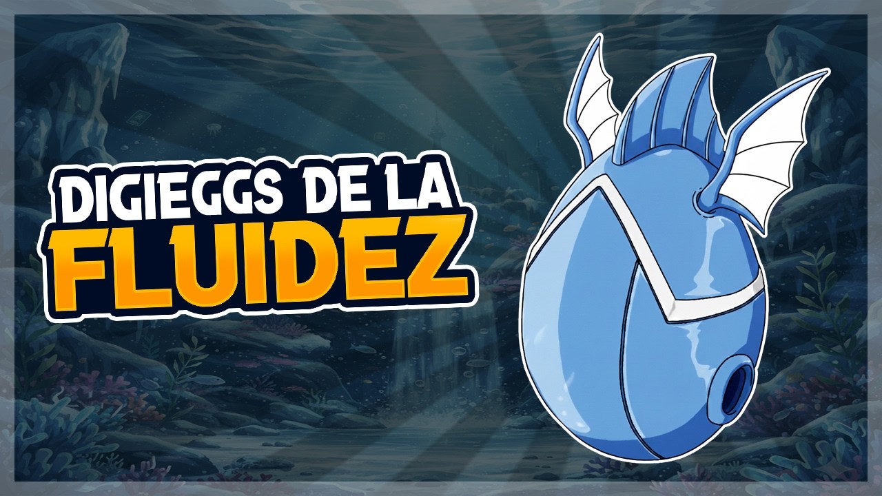 Digieggs de la Fluidez: Nueva Digievolución Armor Estilo Acuático | Digimon Fanmade