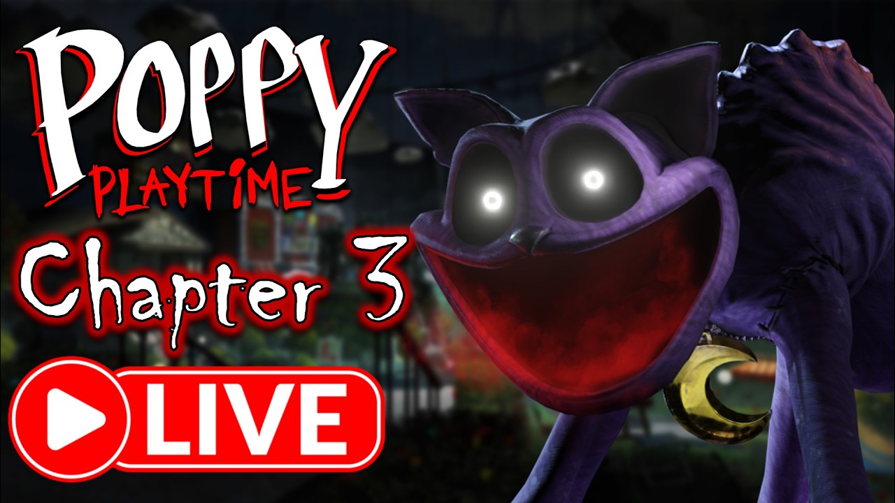 Catnap Wants Me To Sleep Forever! | Poppy Playtime Chapter 3 LIVE