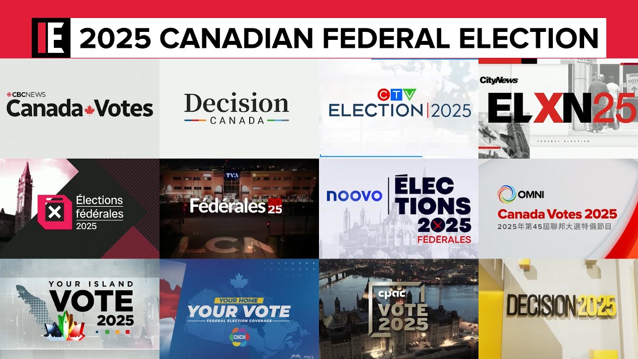 2025 Canadian Federal Election - Television Coverage and Graphics Montage