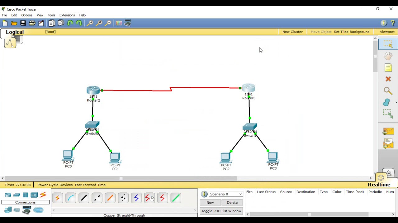 How to connect two different network through two routers Part-2 . | Networking | [ URDU / HINDI]