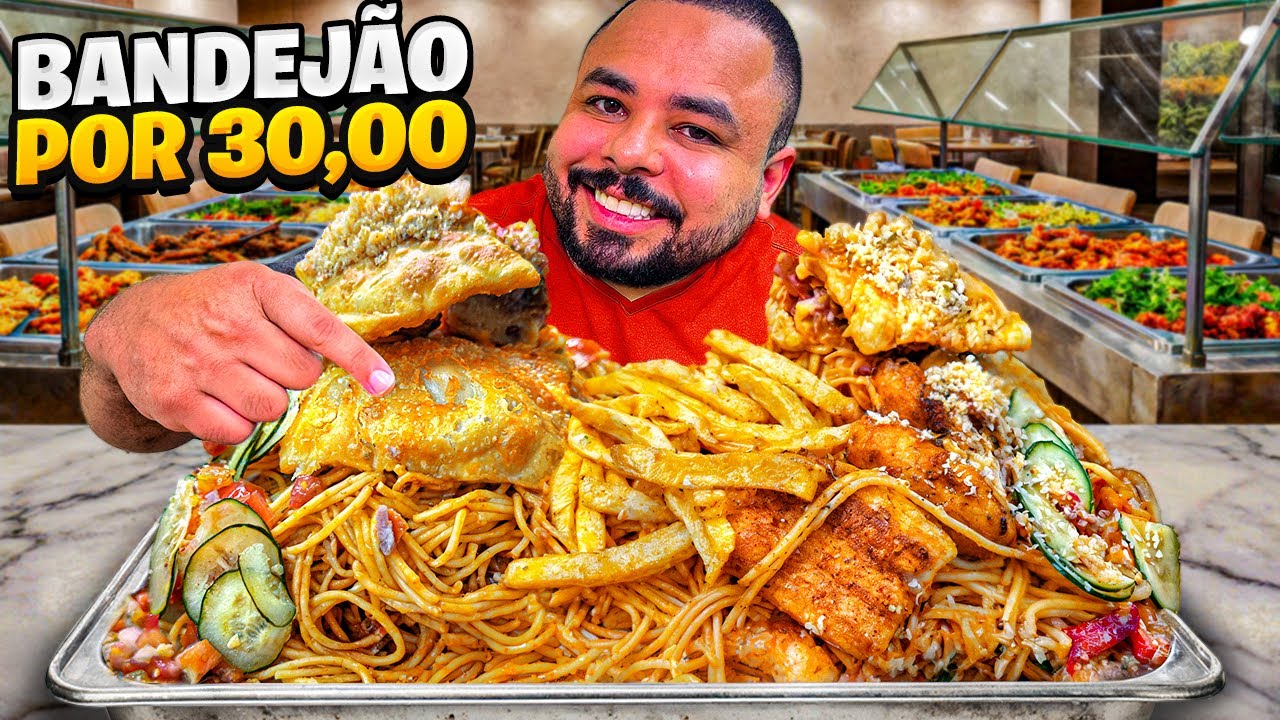 MONTEI UM PRAT&Atilde;O DE +3KG *Fui proibido de usar o bandej&atilde;o🚫