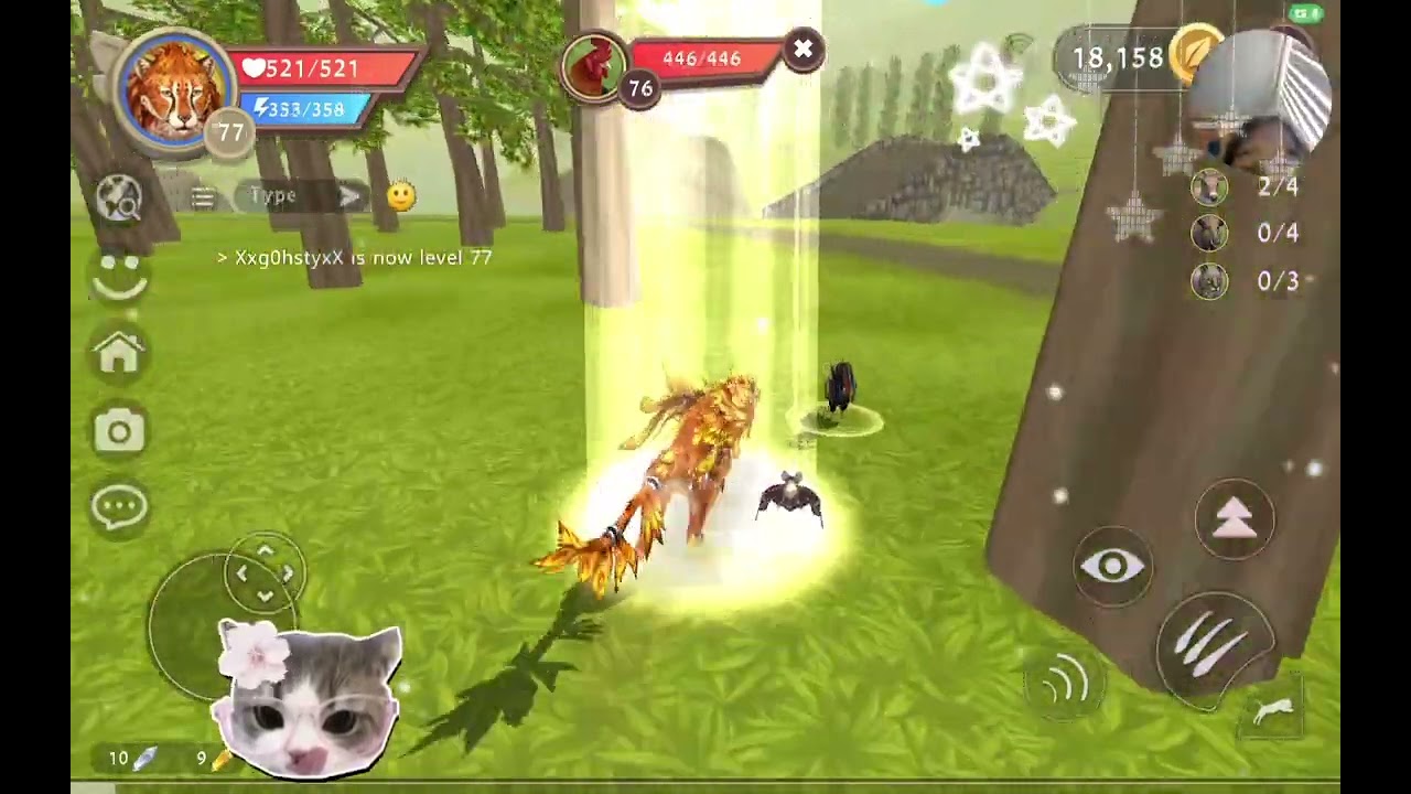 PART 1 OF ATEMPTING TO GET LVL 100 ON ANIMAL CHEETAH IN WC |☆|☆|☆||☆|☆|☆|
