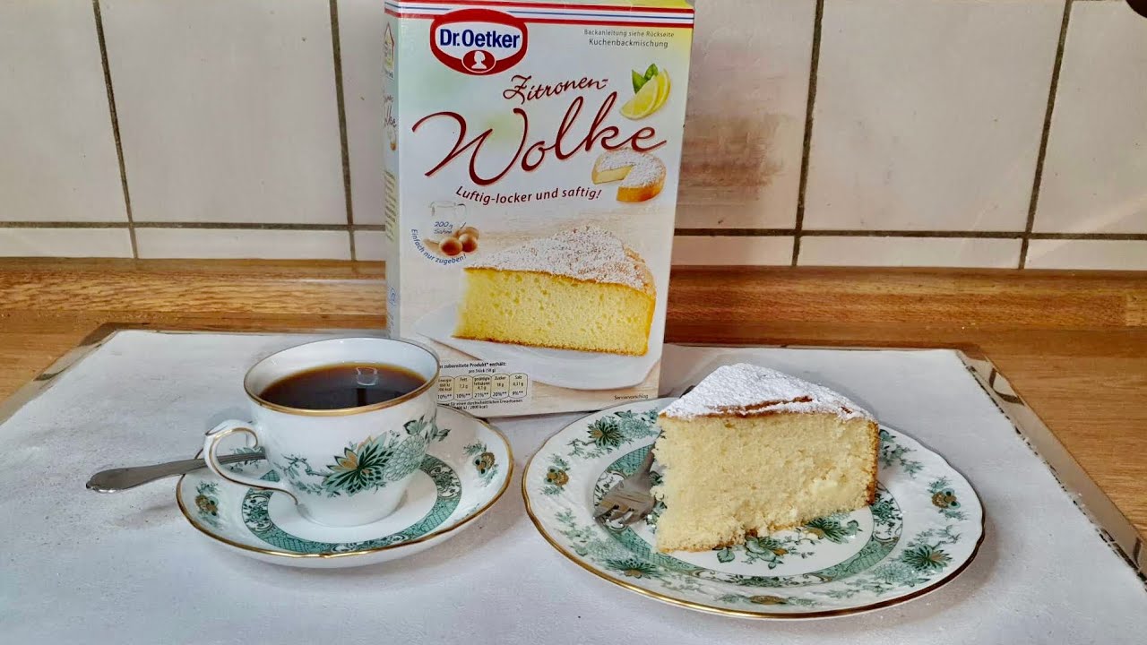 Dr.Oetker / Zitronen Wolke / Luftig-locker und saftig (Kuchenbackmischung)